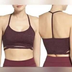 FP Movement Free People Purple Criss Cross Back Sports Bra Activewear Top‎